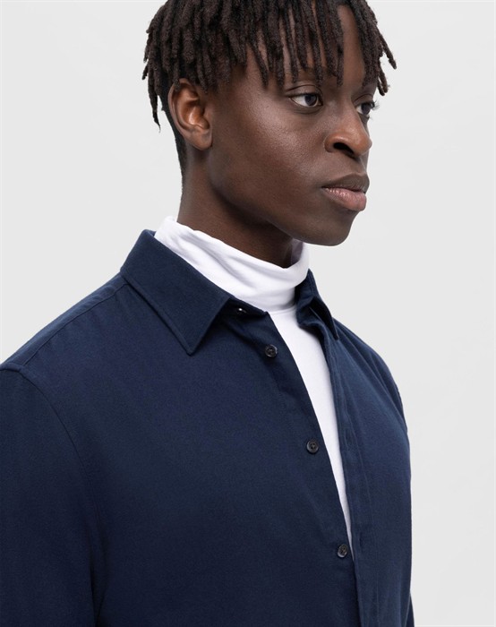 Slim Owen Flannel Skjorte